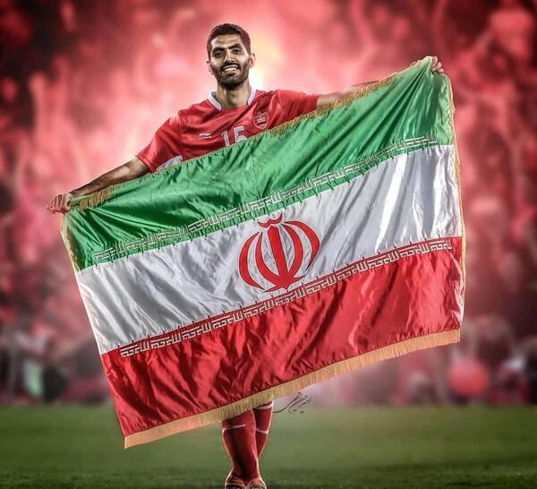 عکس محمد انصاری در پرسپولیس