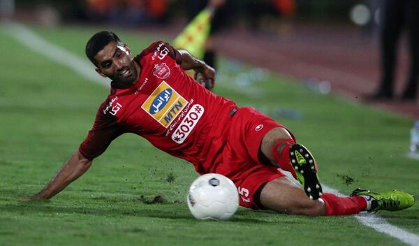 عکس محمد انصاری در پرسپولیس
