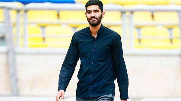 عکس محمد انصاری در پرسپولیس