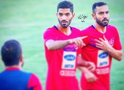 عکس محمد انصاری در پرسپولیس