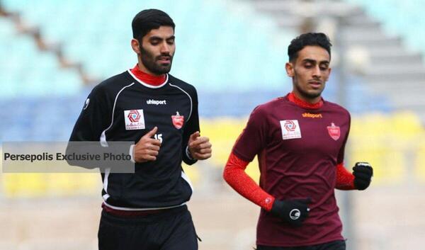 عکس محمد انصاری در پرسپولیس