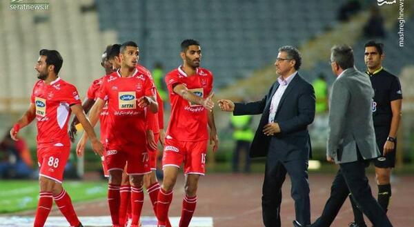 عکس محمد انصاری در پرسپولیس