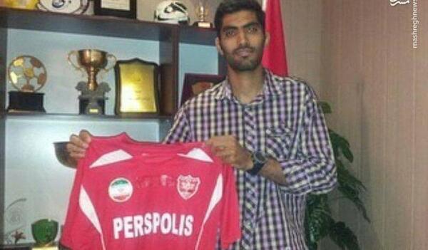 عکس محمد انصاری در پرسپولیس
