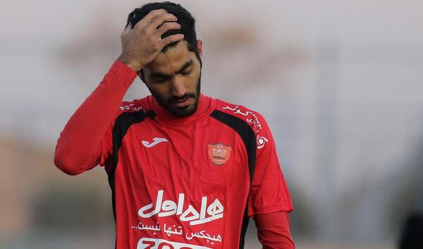 عکس محمد انصاری در پرسپولیس