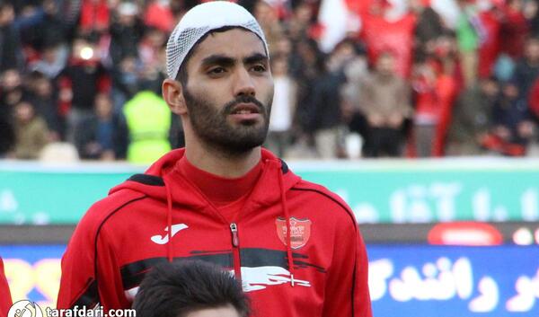 عکس محمد انصاری در پرسپولیس