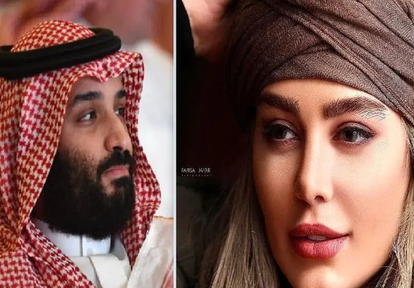 عکس محمد بن سلمان و همسرش