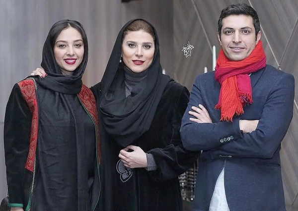 عکس محمد پروین و همسرش