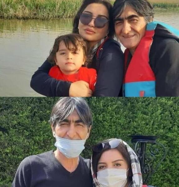 عکس ناصر محمد خانی و همسر اولش