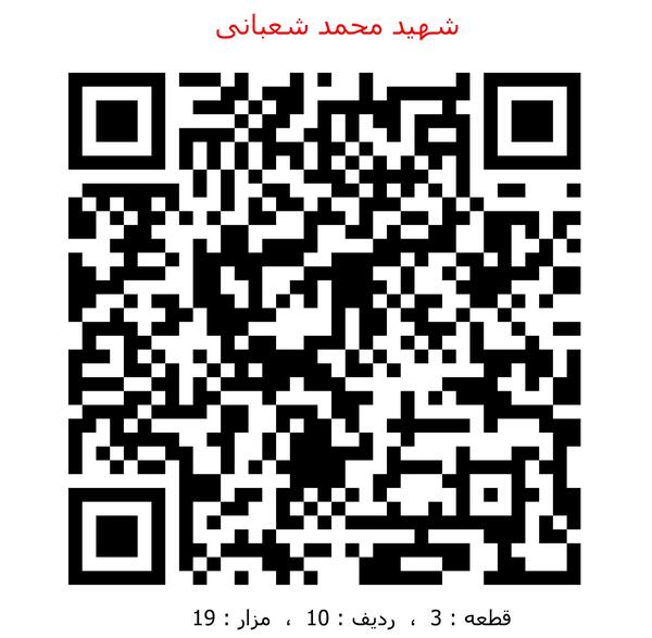 عکس شهید محمد شعبانی