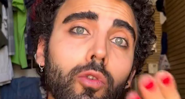 عکس محمد صادقی در خارج