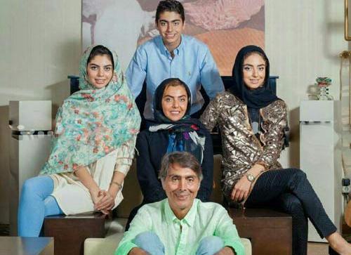عکس محمد علی فردین و خانواده اش