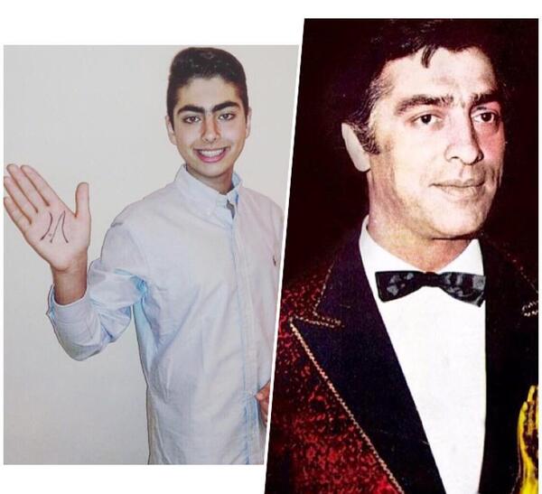 عکس محمد علی فردین نوه