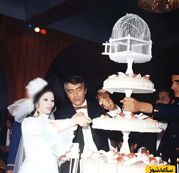 عکس محمد علی فردین و همسرش