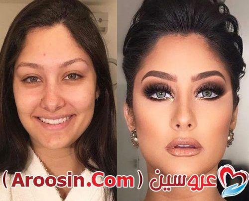 عکس های قبل و بعد از آرایش عروس