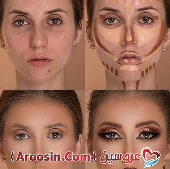 عکس های قبل و بعد از آرایش عروس