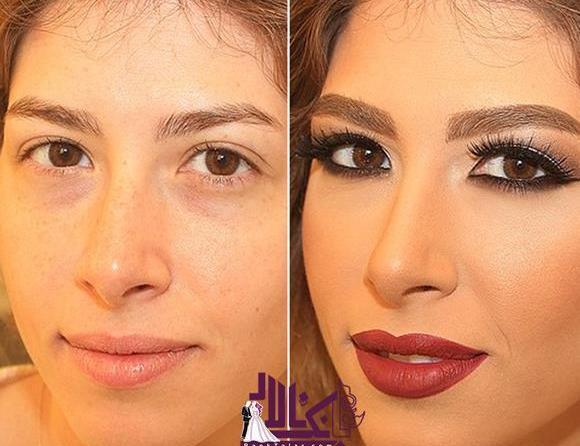 عکس قبل و بعد آرایش