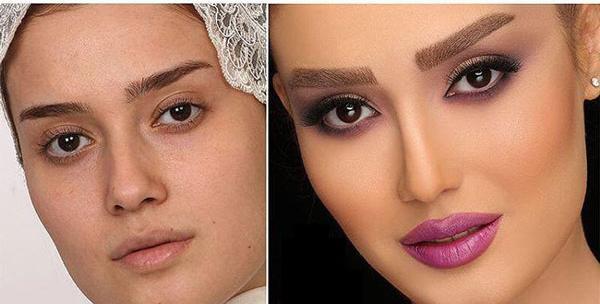 عکس قبل و بعد عروس های ایرانی