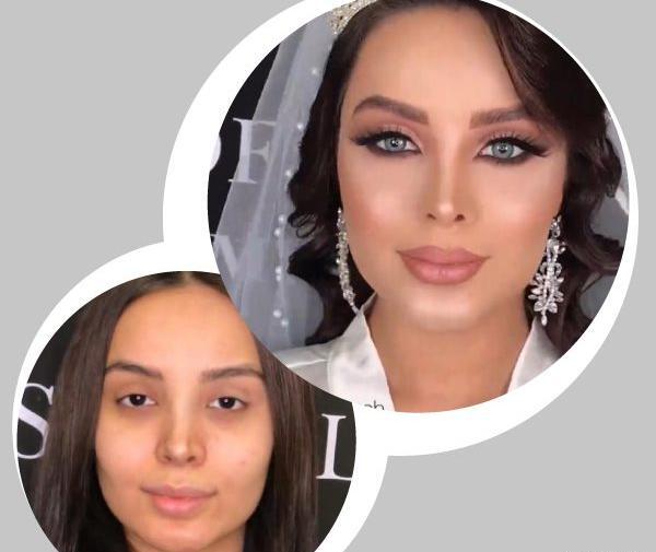 عکس قبل و بعد عروس ایرانی