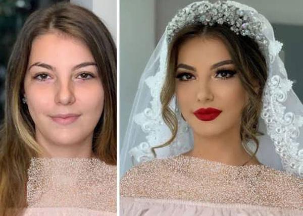 عکس قبل و بعد از عروس