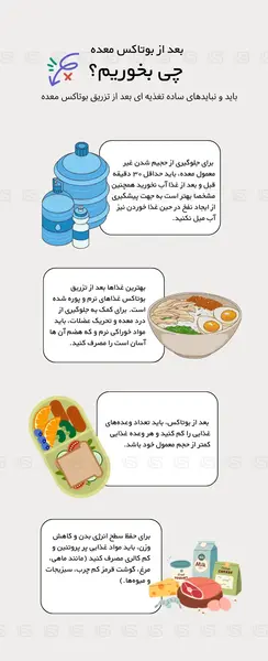 عکس قبل و بعد بوتاکس معده