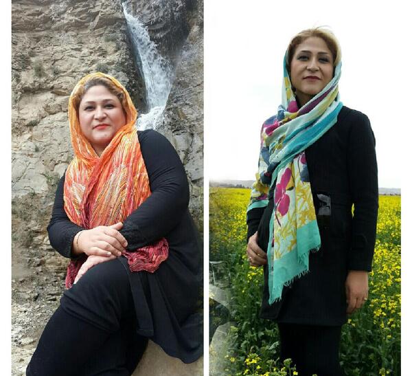 عکس قبل و بعد چاقی و لاغری