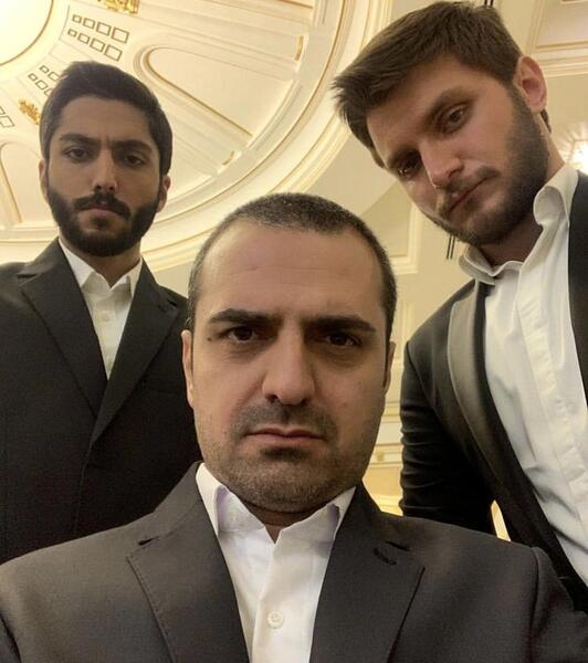 عکس بچه امین حیایی و همسرش