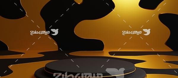 عکس طلایی و مشکی