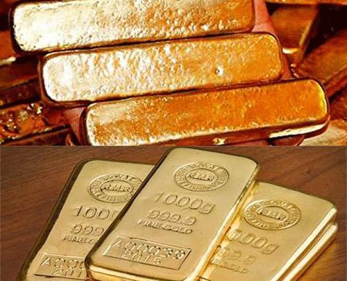 عکس طلا آبشده