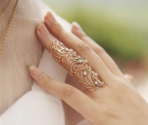 عکس انگشتر طلا جدید زنانه
