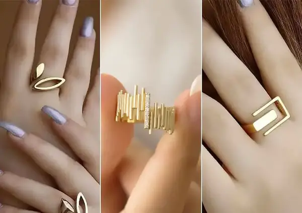 عکس انگشتر طلا جدید زنانه