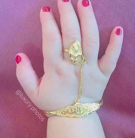 عکس تمیمه طلا بچه گانه