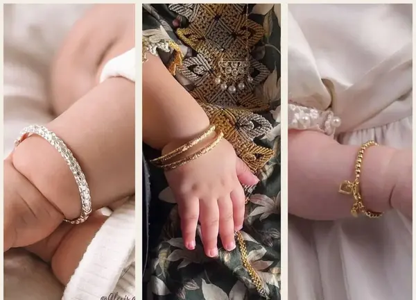 عکس النگوی طلا بچه گانه