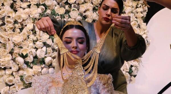 عکس گردنبند طلا برای عروس