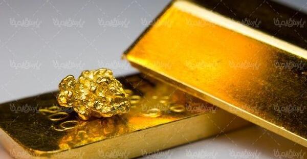 عکس شمش طلا تصویر زمینه