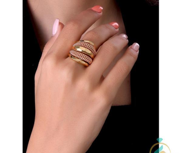 عکس انگشتر طلا با قیمت روز