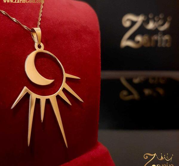 عکس پلاک زنجیر طلا دخترانه