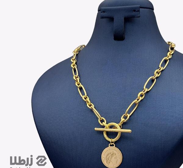 عکس پلاک زنجیر طلا زنانه