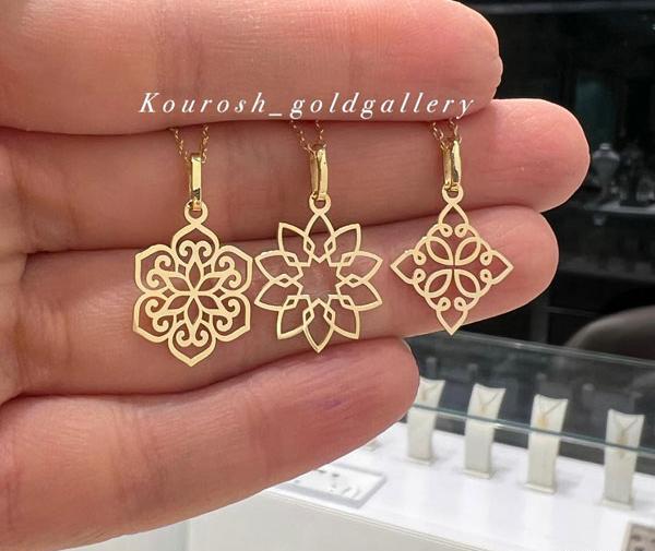 عکس پلاک طلا دخترانه