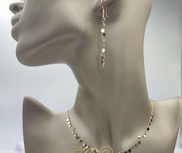 عکس گوشواره طلا پولکی