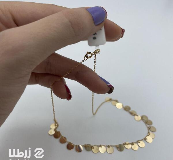 عکس گردنبند پولکی طلا