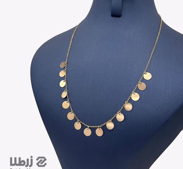 عکس گردنبند پولکی طلا