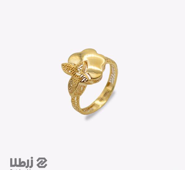 عکس انگشتر طلا پروانه ای