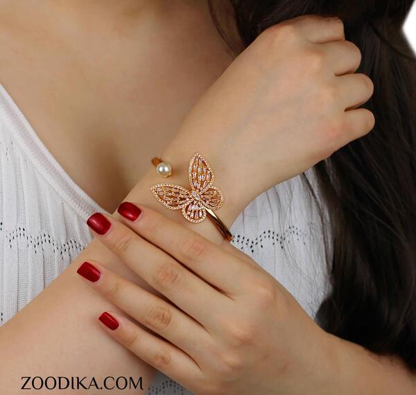 عکس گوشواره طلا پروانه ای
