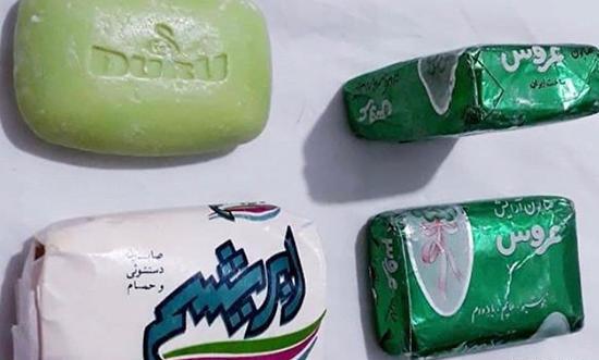 عکس صابون پرطلایی