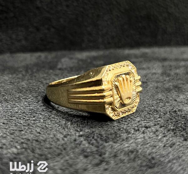 عکس انگشتر طلا تاج