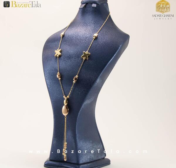 عکس گردنبند طلا رو لباسی