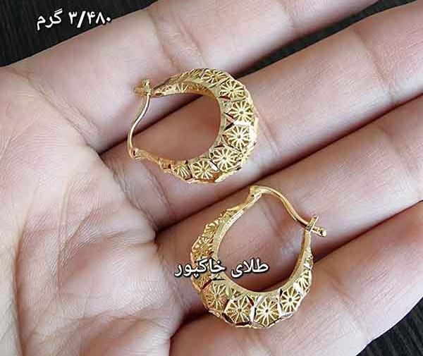 عکس گوشواره طلا زنانه جدید