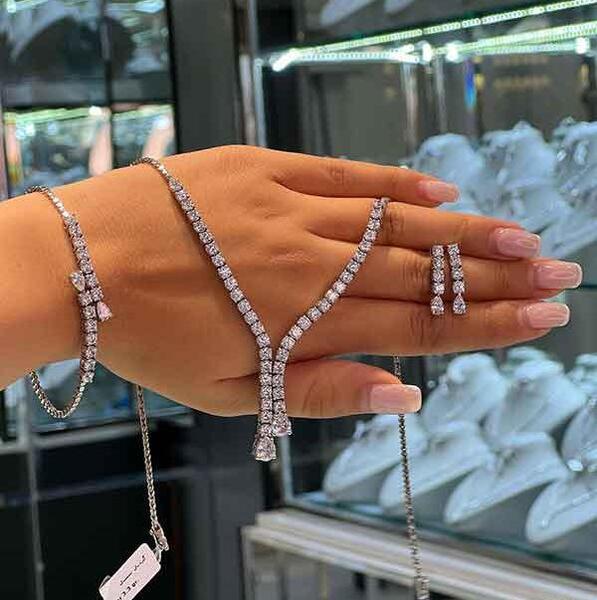 عکس سرویس طلا سفید جدید