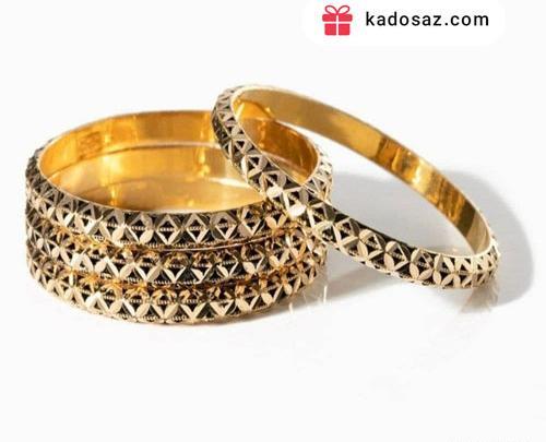 عکس دستبند طلا سیاه قلم