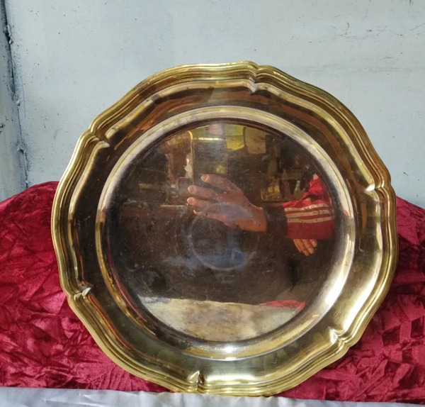 عکس سینی طلا قدیمی